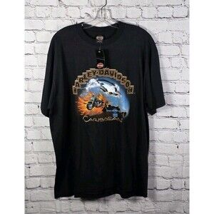 Harley Davidson Men's XL Black Caribbean Trinidad And Tobago T-Shirt